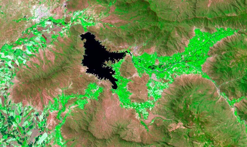 spectral indices landsat sentinel ndvi savi evi